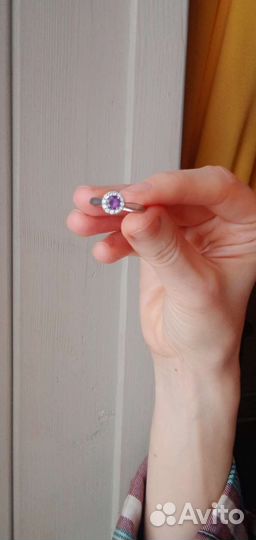 Набор серебро с аметистами