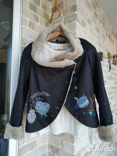 Дубленка куртка Desigual р. 44(S)