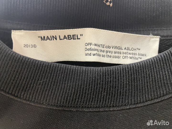 Свитшот off white оригинал