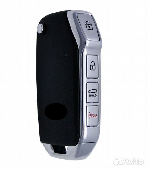 Чехол для SMART ключа Kia / Киа red 3 кнопки
