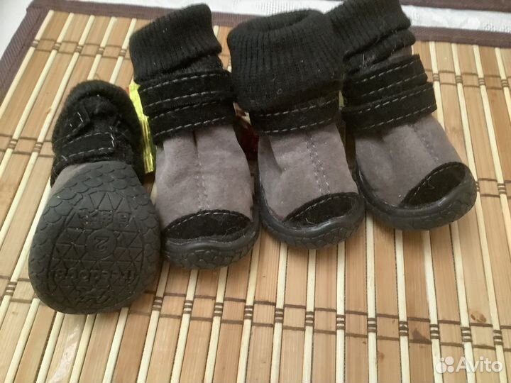 Ботинки зимние на маленькую собачку