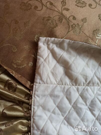 Покрывало на кровать с портьерами