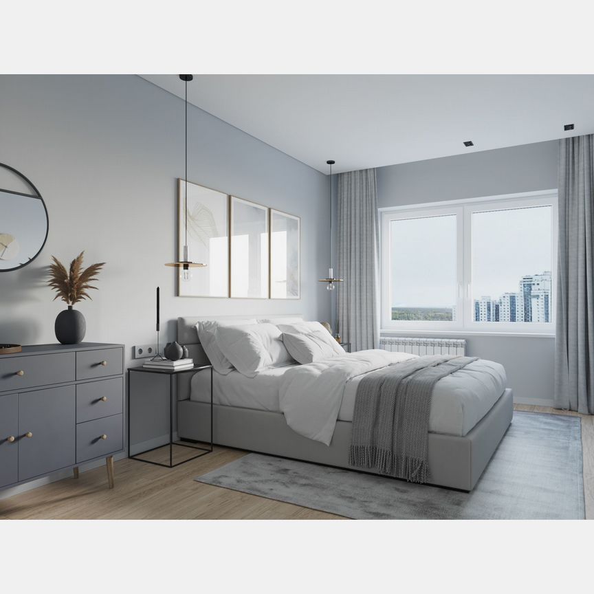 2-к. квартира, 50,2 м², 7/16 эт.