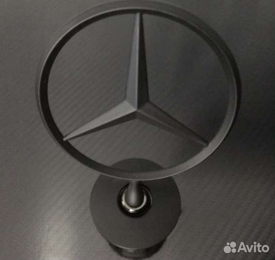 Эмблема Mercedes-Benz матовый