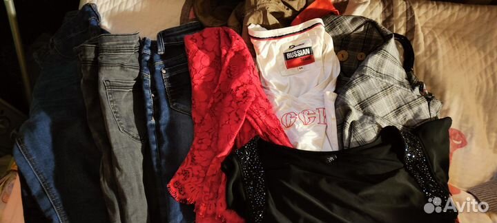 Вещи пакетом на девочку 140, 146