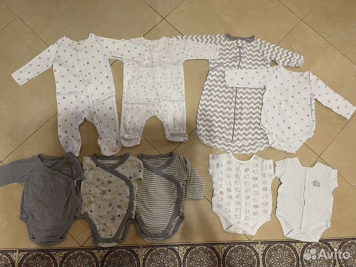 Детские вещи пакетом для мальчика от 0-7 месяцев