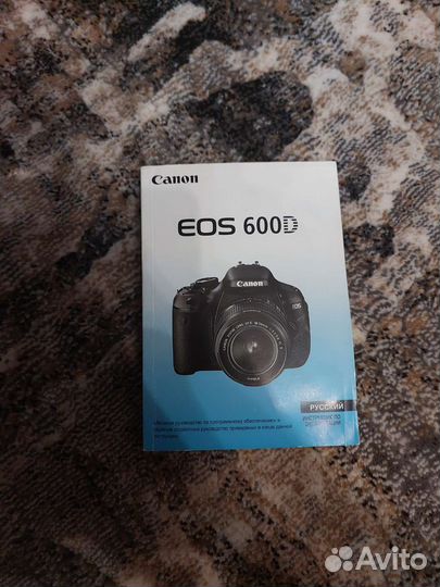 Фотоаппарат canon eos 600d с сумкой