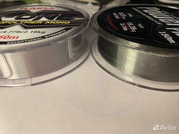 Леска монофильная Kaida Pro 0,12 - 0,50 мм