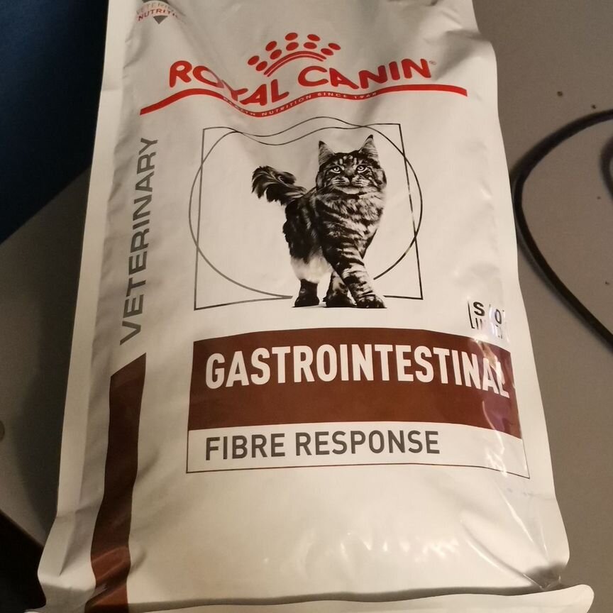 Корм кошек fibre response gastrointestinal