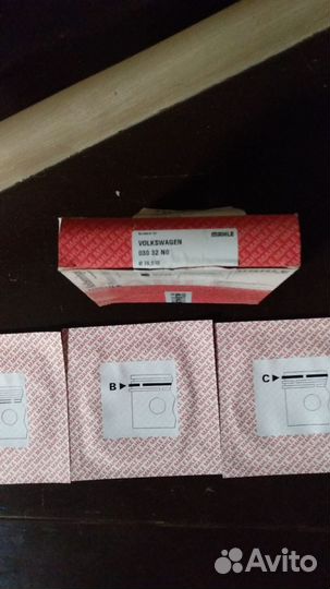 Кольца поршневые mahle original (Германия) Номер: