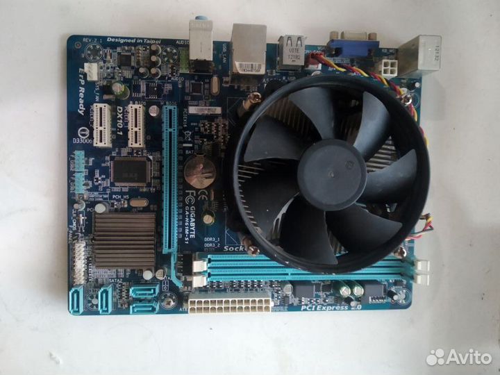 Материнская плата 1155 сокет + кулер