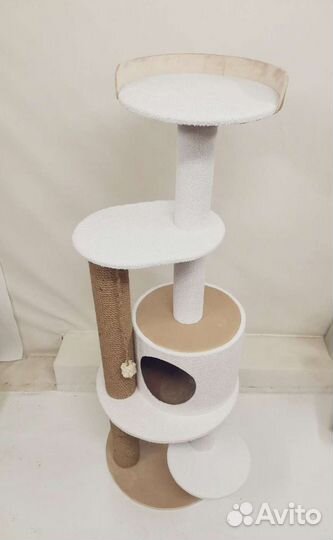 Домик с когтеточкой для кошек