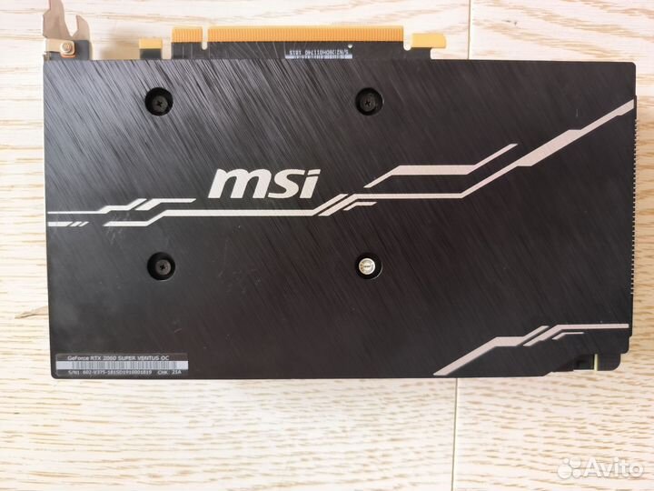 MSI GeForce RTX 2060 super ventus OC 8GB