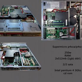 Supermicro p4sca/p4sce