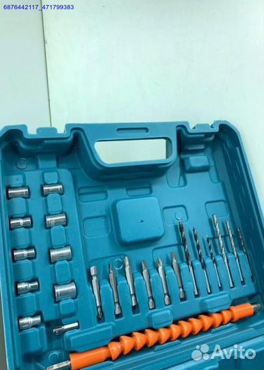 Шуруповерт makita 18v с набором (Арт.40460)