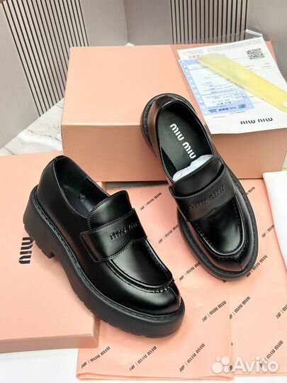 Лоферы туфли женские Miu Miu Размер 36-40