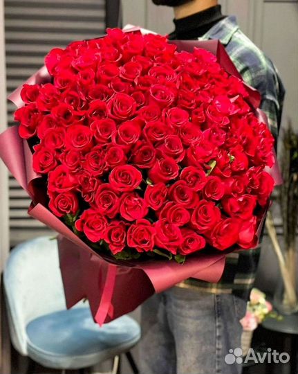 101 Роза Цветы Букеты 51 25 Роз Доставка