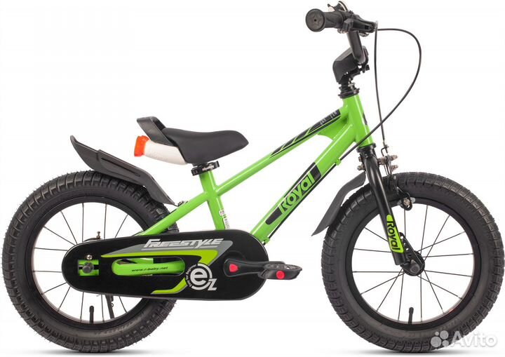 Велосипед Royal Baby EZ Freestyle 14 зеленый лайм