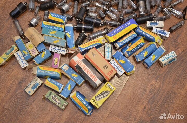 Радиолампы СССР полная коробка