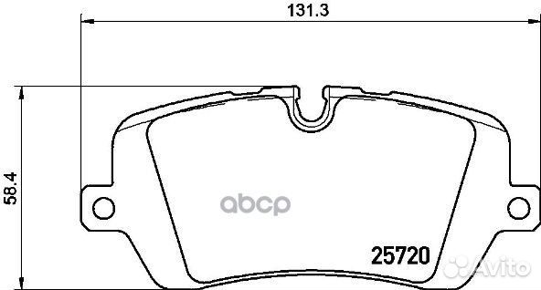 Колодки тормозные дисковые зад P44021 Brembo