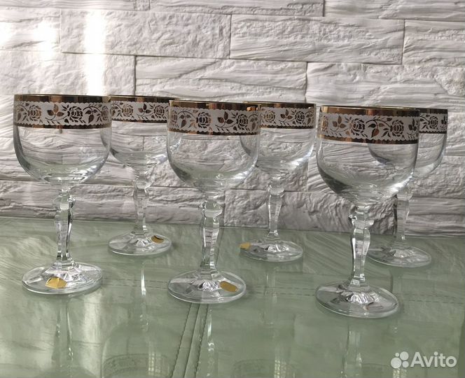 Бокалы Bohemia Чехословакия 70-80 гг