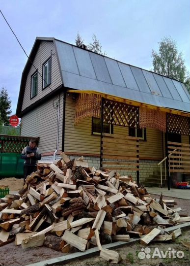 Дрова Ольха от 1 куба с доставкой в Выборге любого