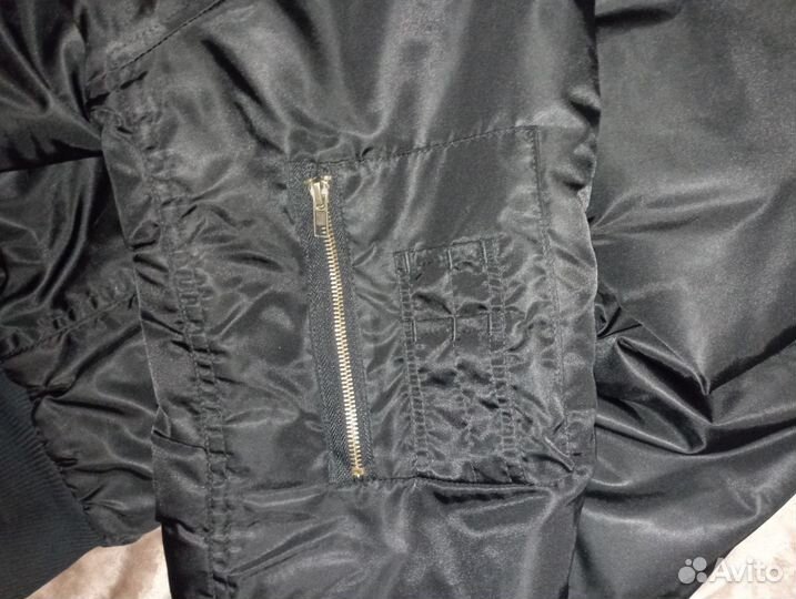 Куртка бомбер кирпич