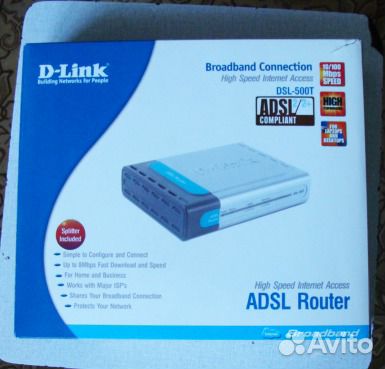 Adsl Router D-Link DSL-500T