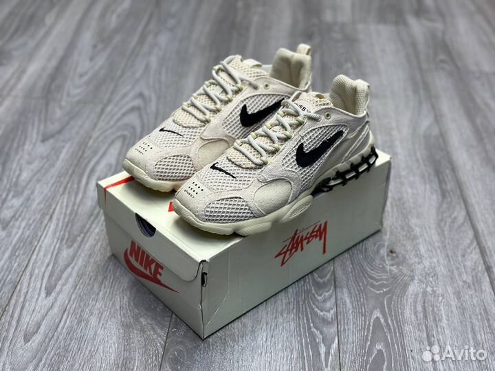 Nike Air Zoom Spiridon Cage 2 Stussy Fossil