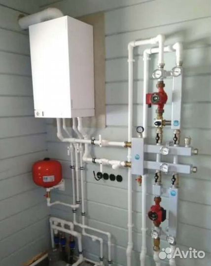 Услуги по монтажу тёплого пола и отопления