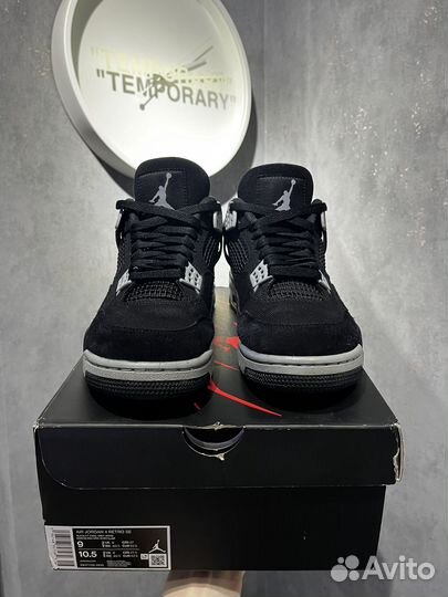 Air Jordan 4 Black Canvas оригинал