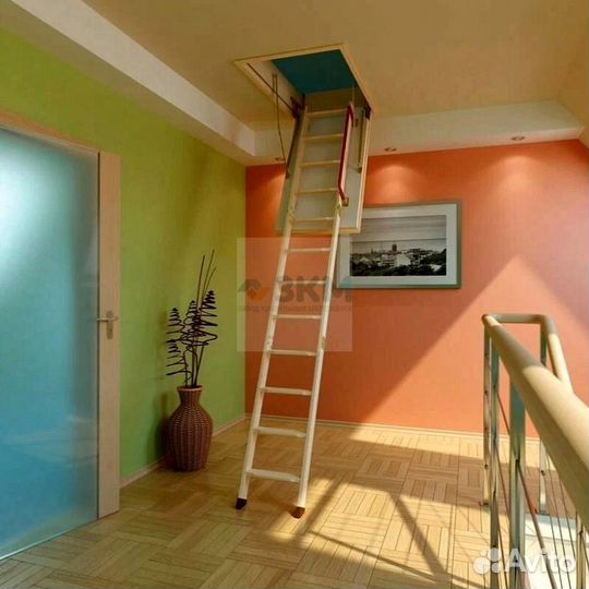 Чердачная лестница утепленная