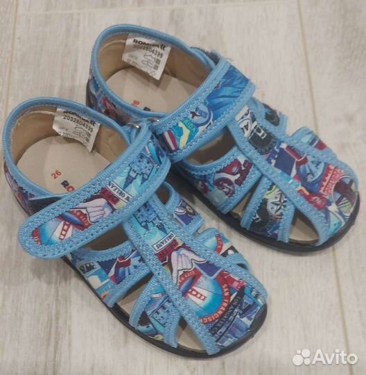 Сандалии текстильные 26