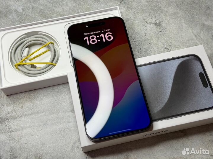 iPhone 15 Pro Max 256gb Акб 100 (sim+esim)