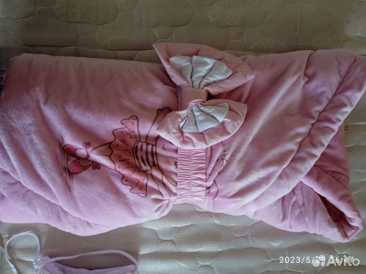 Конверт на выписку для девочки