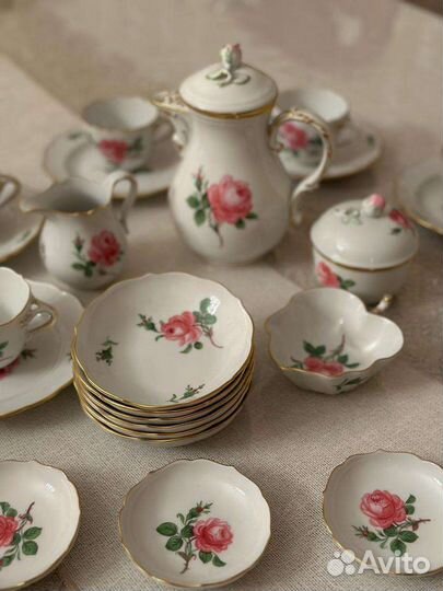 Кофейный сервиз гдр знаменитый мейсен