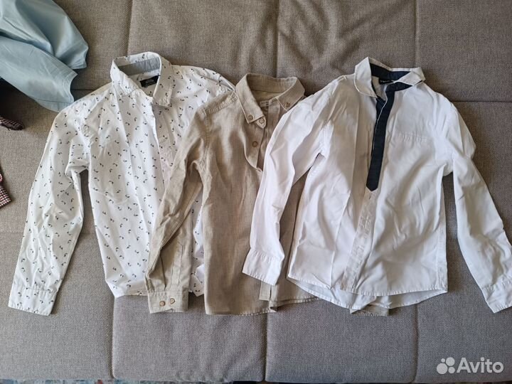 Рубашки на мальчика 128