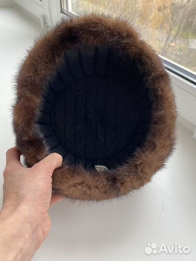 Норковая шапка мужская