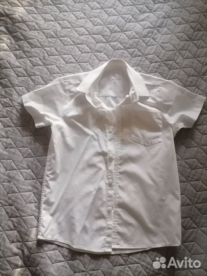 Рубашка некст Next 122 школьная супер