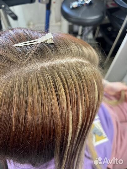 Модель на наращивание волос