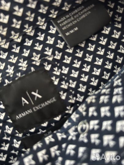 Armani exchange рубашка мужская