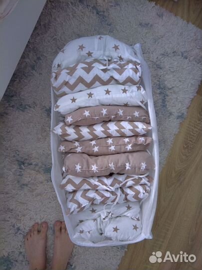 Бортики подушки в детскую кроватку