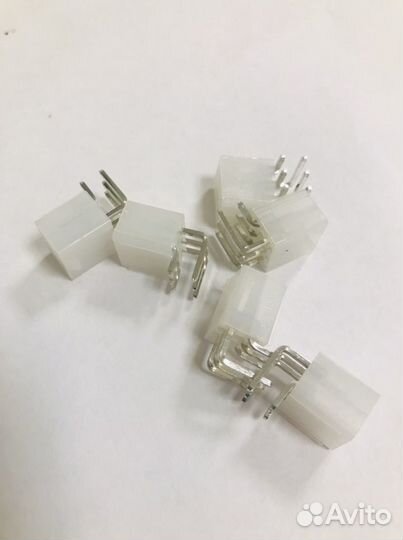 Разъем угловой 6 пин для хэш платы