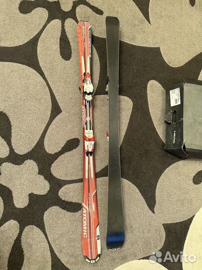 Горные лыжи и ботинки 45