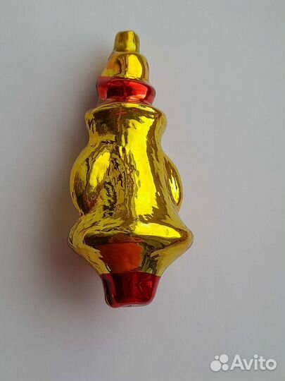 Елочная стеклянная игрушка 