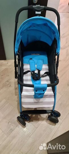 Прогулочная коляска babyton mobile blue