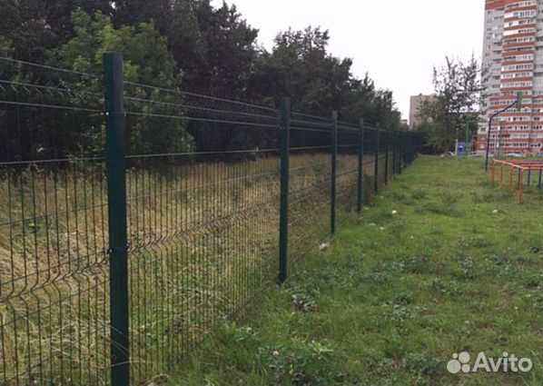 Забор сетка 3д