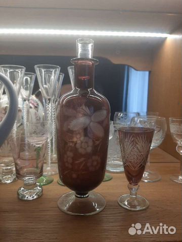 Графин. Цветное стекло