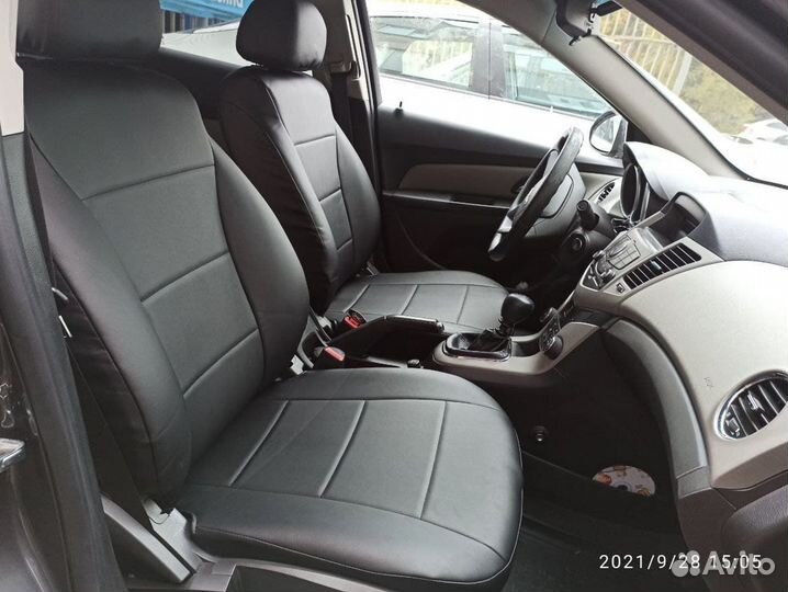 Авточехлы из экокожи для Лада Ларгус 5 мест