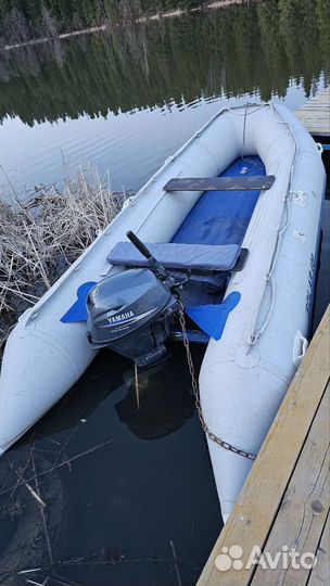 Лодка solar с мотором Yamaha
